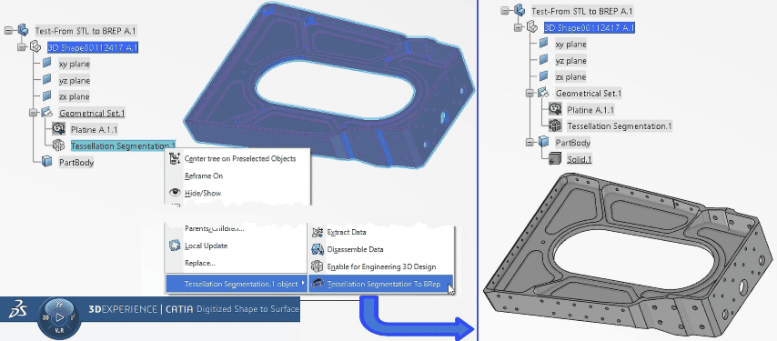 Inżynieria odwrotna (Reverse Engineering) w CATIA 3DEXPERIENCE