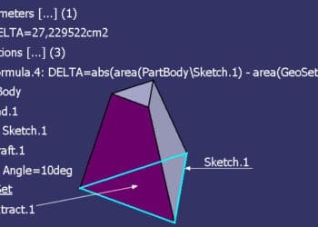 Parametr DELTA CATIA V5